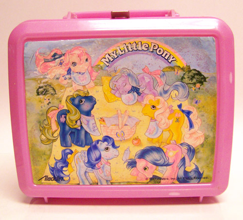 My Little Pony Lunch Box with Thermos Vintage 1987 Peek-A-Boo Baby Pon