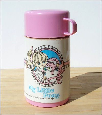 My Little Pony Lunch Box with Thermos Vintage 1987 Peek-A-Boo Baby