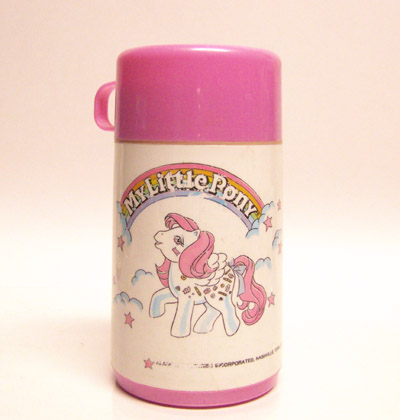 My Little Pony Lunch Box with Thermos Vintage 1987 Peek-A-Boo Baby